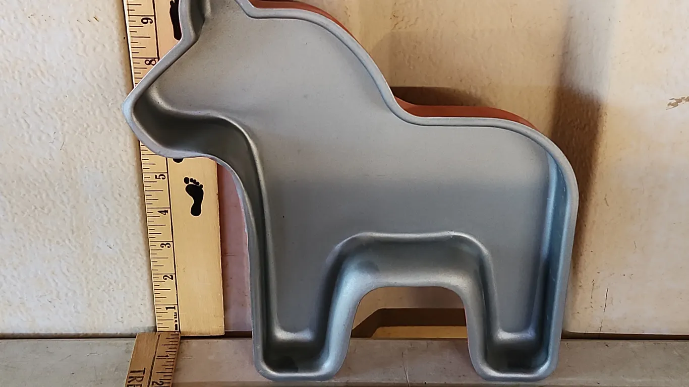 Ikea Metal Baking Pan Horse/Donkey