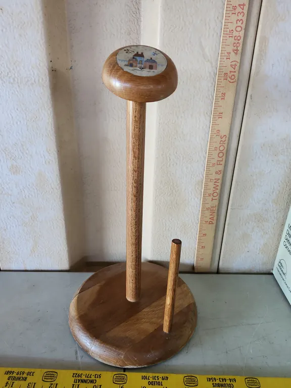 Vintage Good Wood Paper Towel Holder (Matches Lot 147 Dishes)
