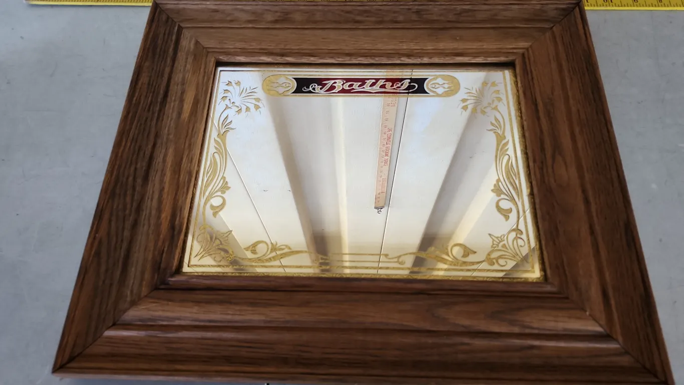 Vintage Baths Wall Mirror 17.5"X14.5"