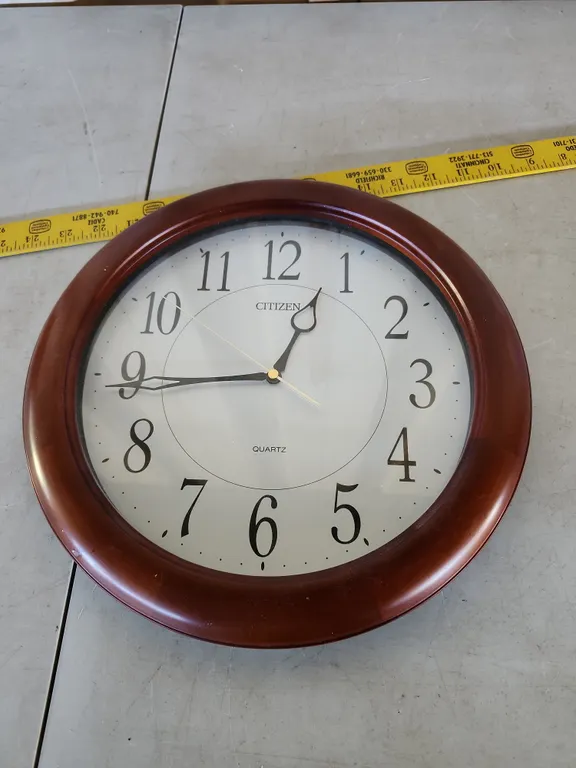 Quartz Citizen Wall Clock 12"