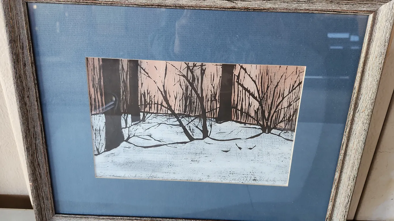 Vintage Elizabeth Swartz Signed & Numbered 11/20 Print 17.5"X13.5"
