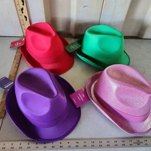 4 New Top Hats-Red, Green, Pink, & Purple