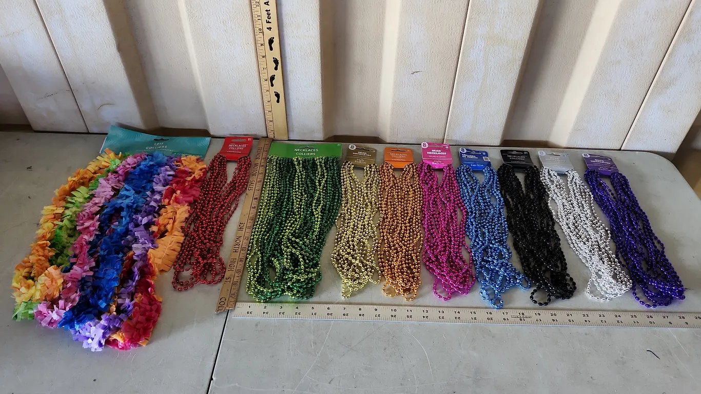 Large Assortment New Beaded Necklaces