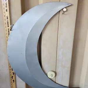 Large Metal Moon Wall Decor 30" Tall