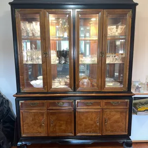 Gorgeous Broyhill hutch – Asian inspired-Ming Dynasty