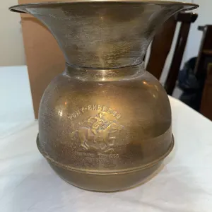 Vintage Pony Express spittoon