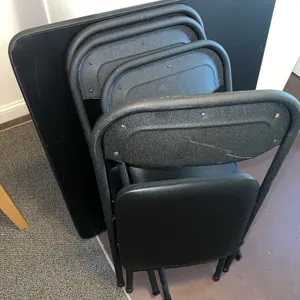 Folding card table and four chairs – COSCO