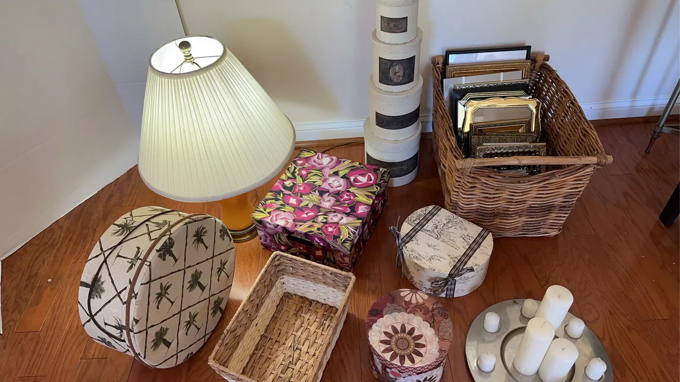 Baskets + boxes + frames