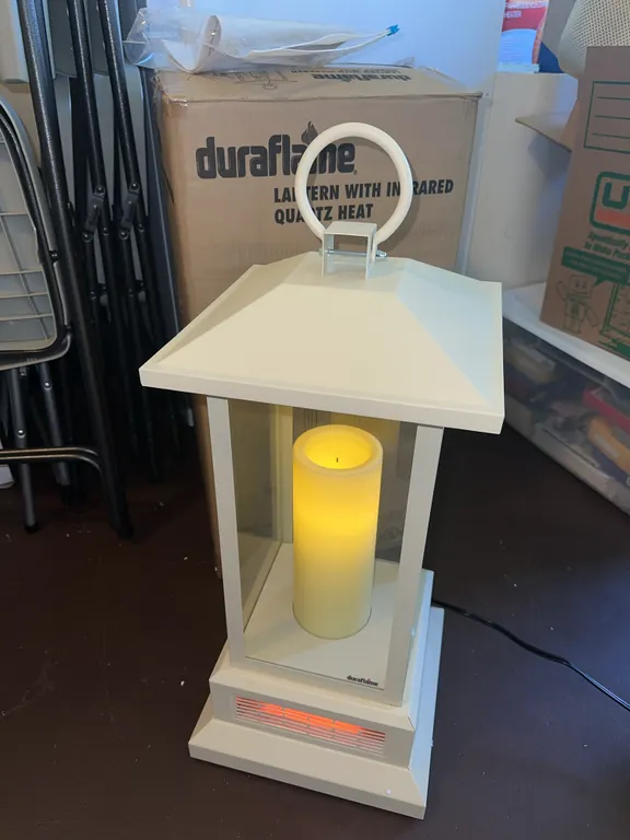 Amazing DURA-FLAME infrared lantern heater