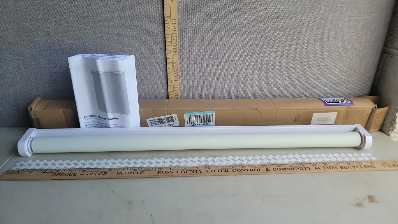 Lazy Blinds Cordless Roller Shades 31''X72'' Cream