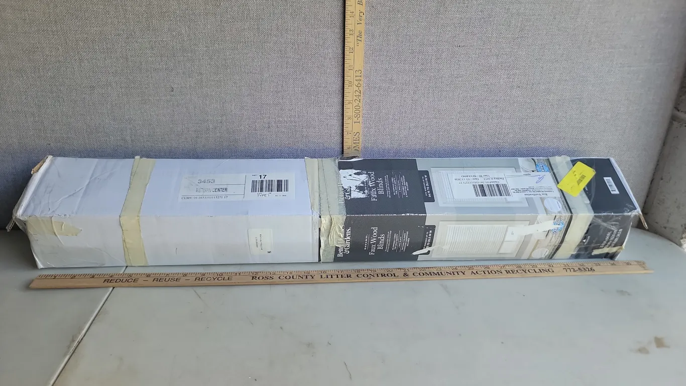 Better Homes & Gardens 2'' Faux Wood Blinds 35''X64'' White