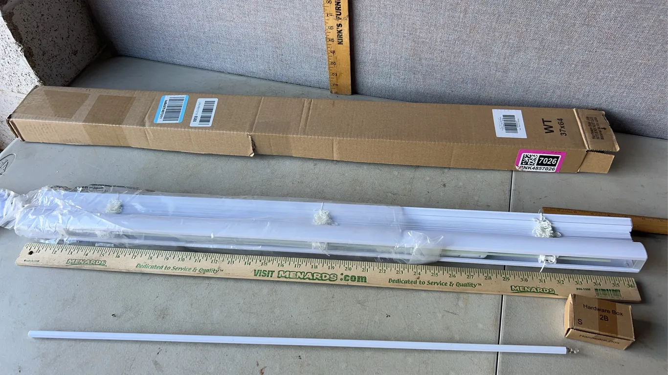 Cordless 1'' Vinyl Mini Blind White