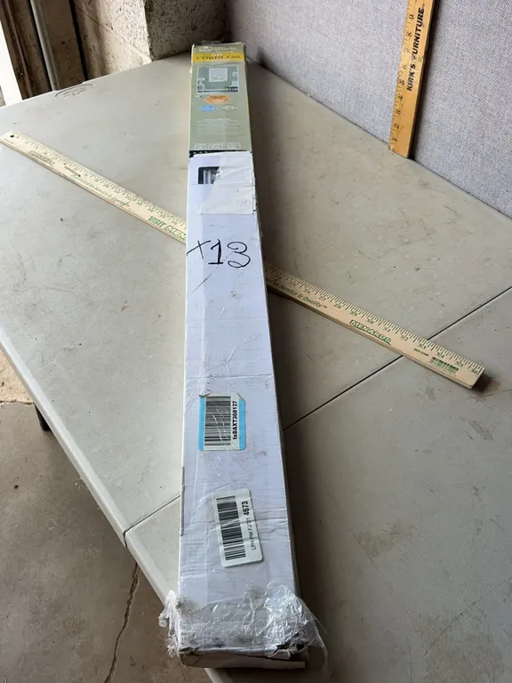Achim Gii Cordless Morningstar 1'' Vinyl Mini Blind Pearl White 46''X48''