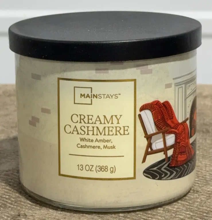 *NEW* Creamy Cashmere 3-Wick Round Candle