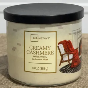 *NEW* Creamy Cashmere 3-Wick Round Candle