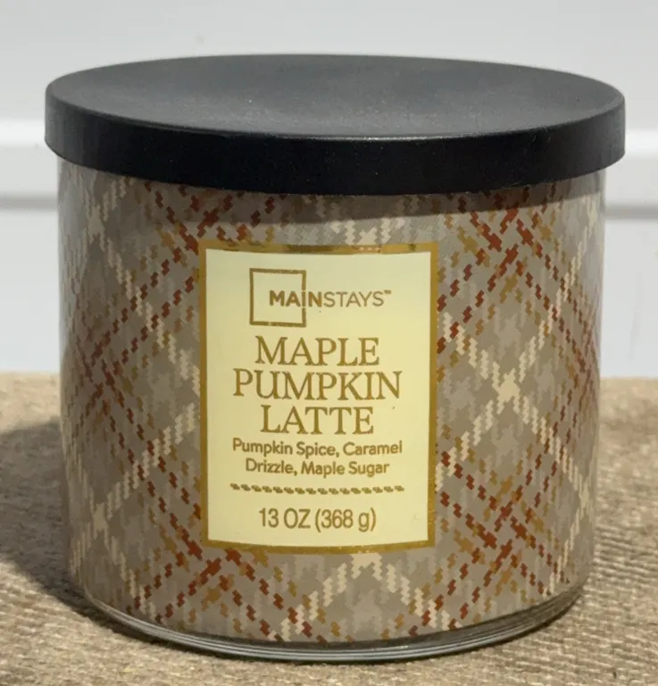 *NEW* Maple Pumpkin Latte 3-Wick Round Candle