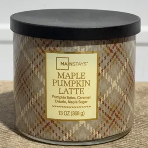 *NEW* Maple Pumpkin Latte 3-Wick Round Candle