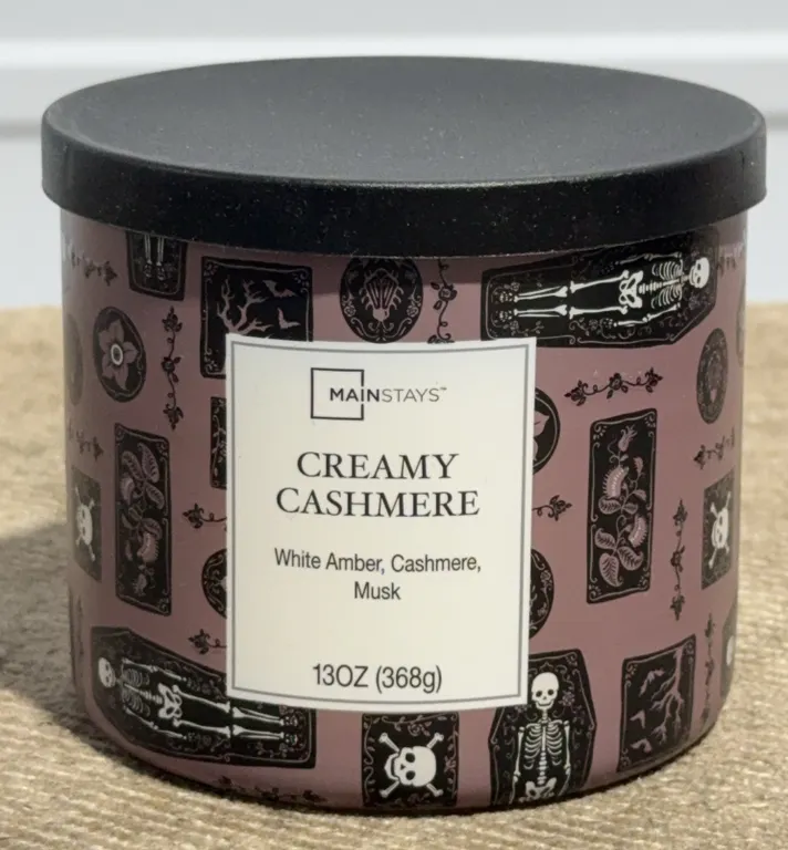 *NEW* Creamy Cashmere 3-Wick Round Candle