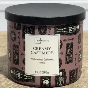 *NEW* Creamy Cashmere 3-Wick Round Candle