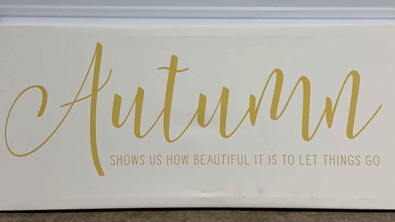 *NEW* Autumn Canvas Wall Hanging Sign