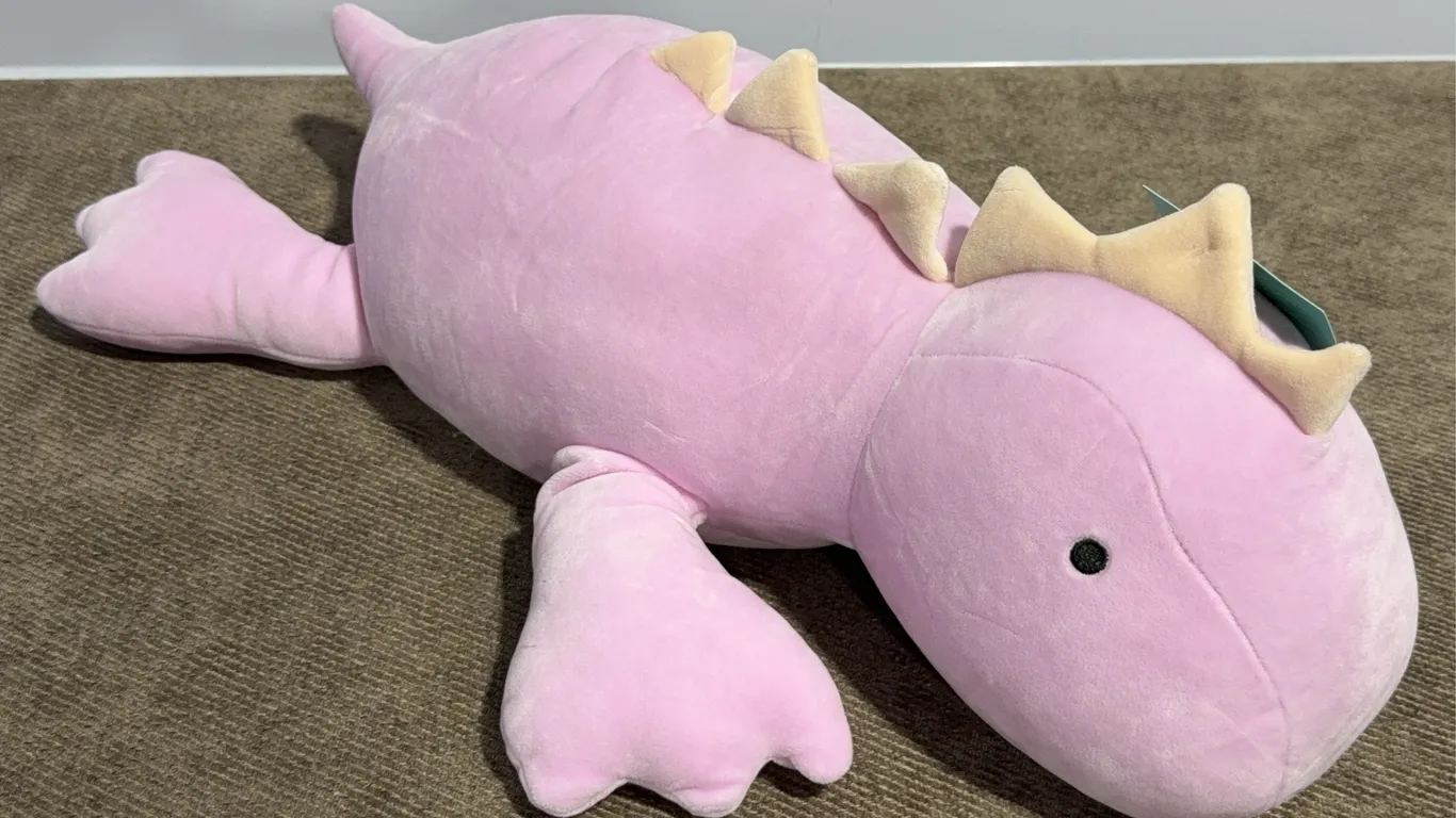 *NEW* Pillowfort Purple Dinosaur Weighted Plush Kids' Throw Pillow