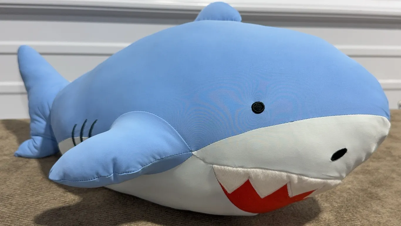 *NEW* Pillowfort Shark Soothing Weighted Plush Kids' Throw Pillow
