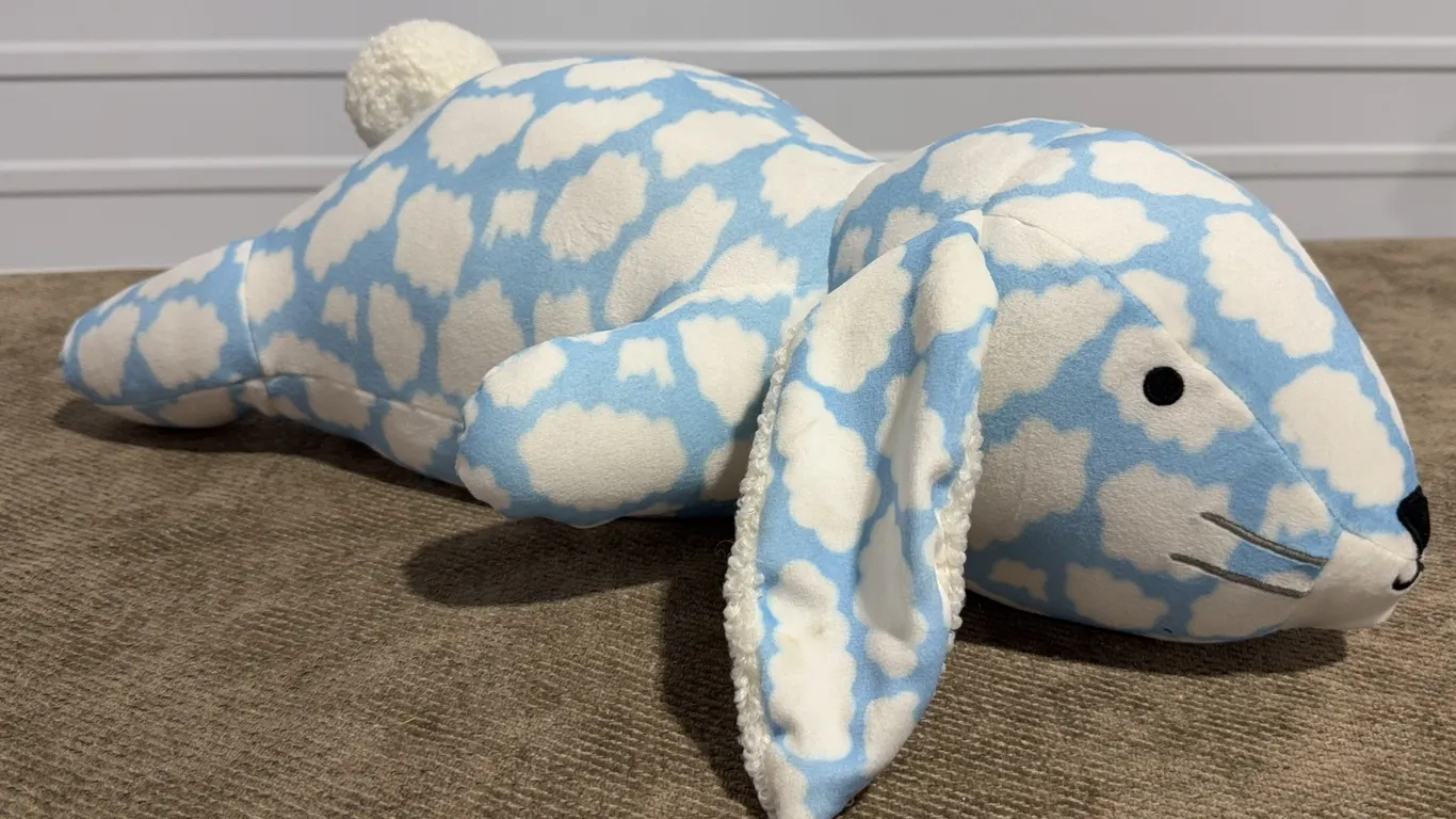*NEW* Pillowfort Cloud Bunny Weighted Plush Kids' Throw Pillow