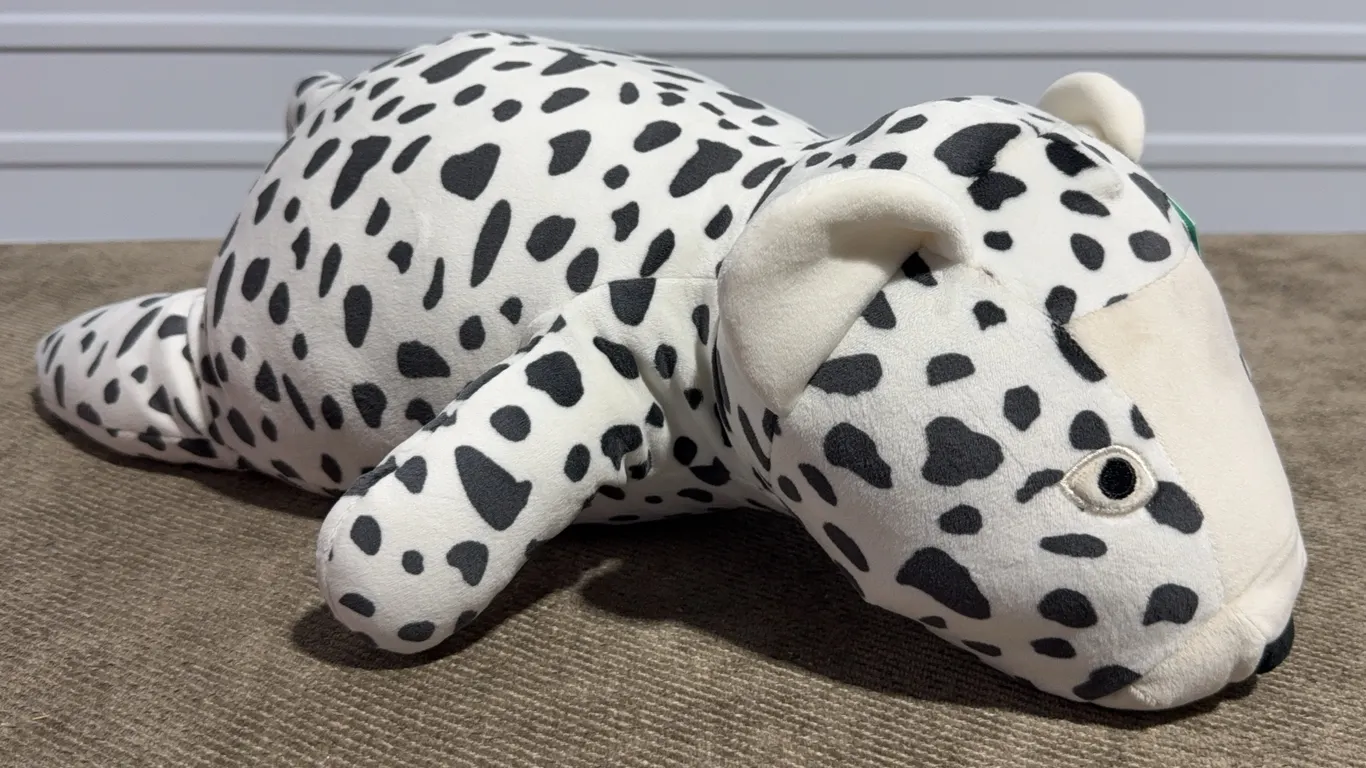 *NEW* Pillowfort Cheetah Weighted Plush Kids' Throw Pillow Black & White
