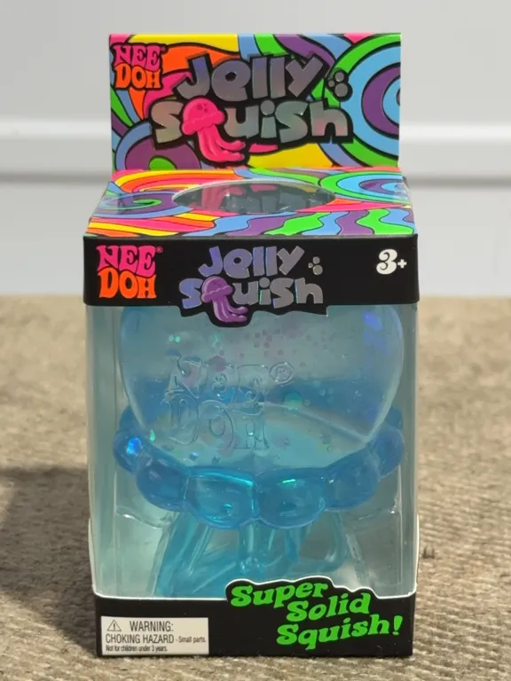 *NEW* Authentic NeeDoh Jelly Squish, Squish Toy - Blue