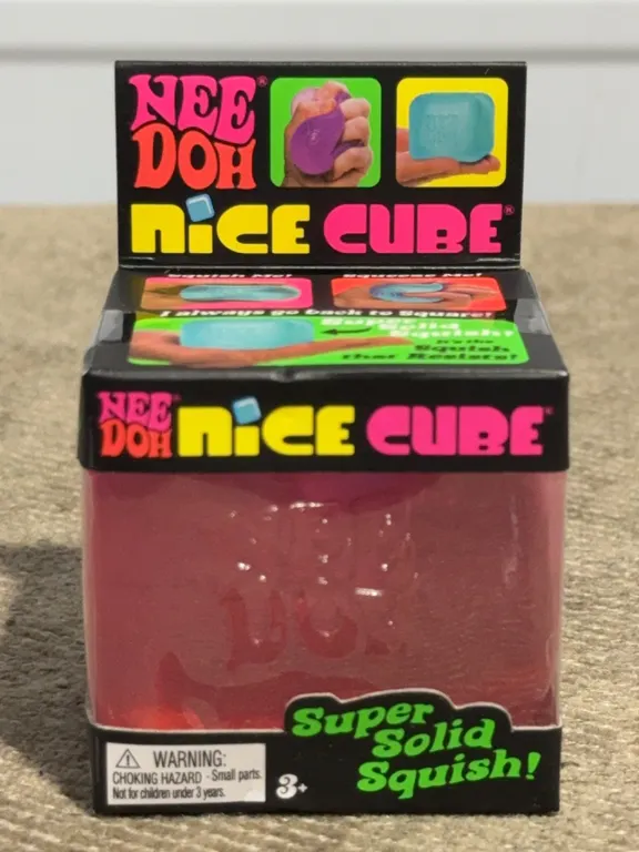 *NEW* Authentic NeeDoh Nice Cube Squish Toy - Pink