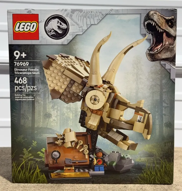 *NEW* LEGO Jurassic World Dinosaur Fossils Triceratops Skull (76969)