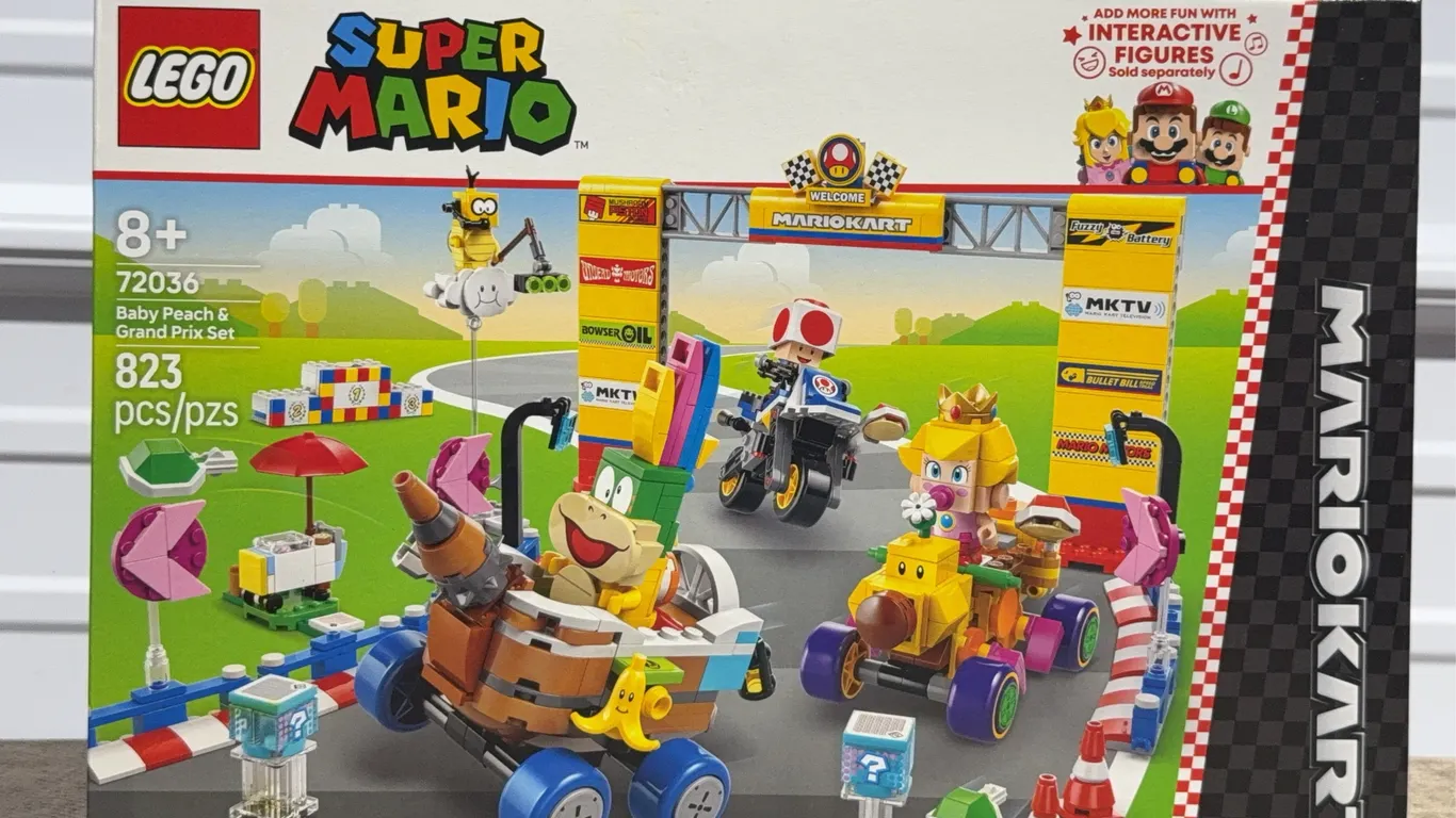 *NEW* LEGO Super Mario Mario Kart Baby Peach & Grand Prix (72036)