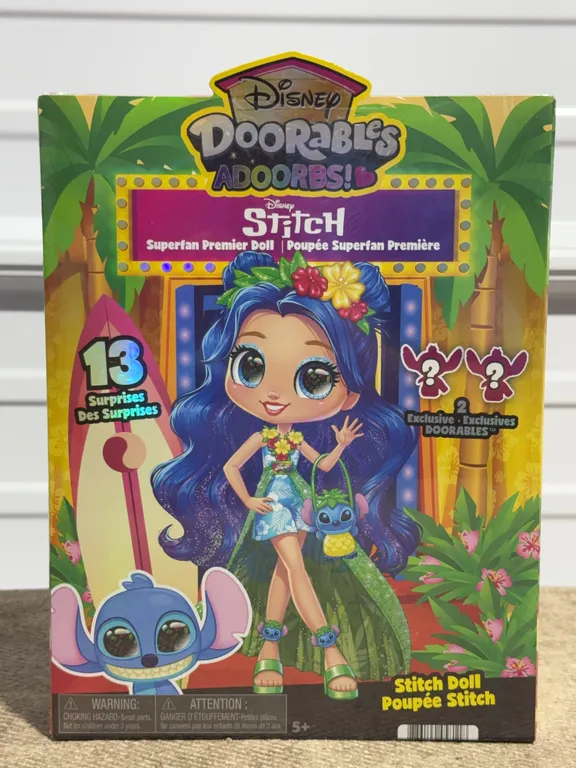 *NEW* Disney Doorables ADOORBS Deluxe Stitch Superfan Doll, 2 Exclusive Figures