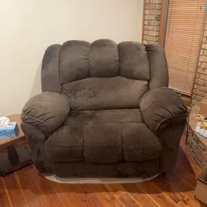 Brown recliner