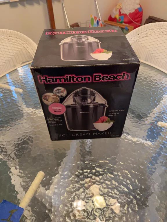New in Box Ife Cream Maker