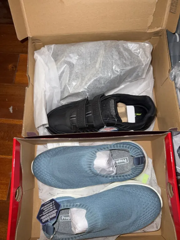 Shoes new in box and bags size 11s
