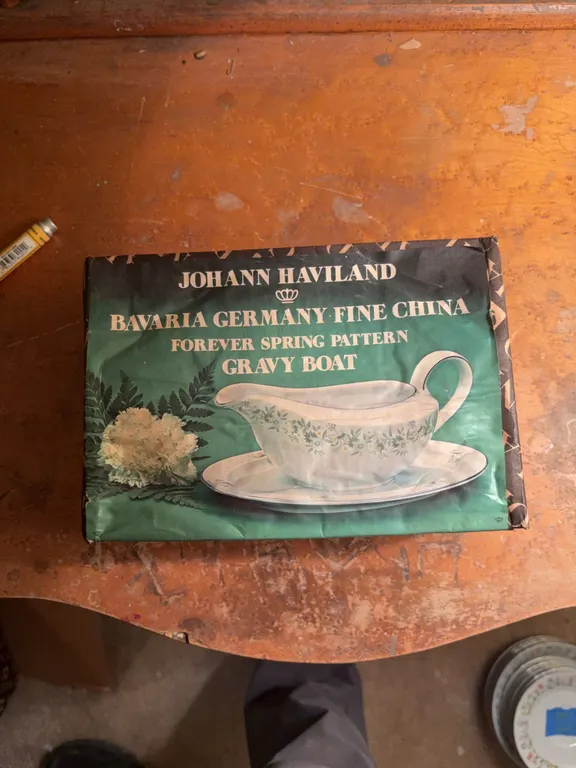 Fine china gravy boat