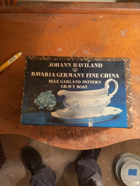 Fine china gravy boat