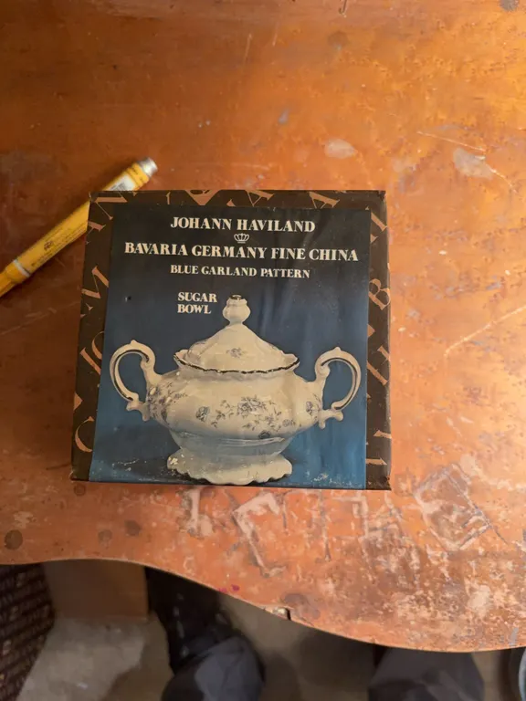 fine china sugar bowl