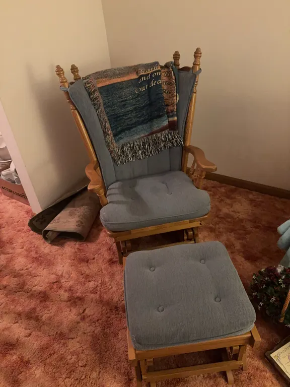 chair and ottoman 