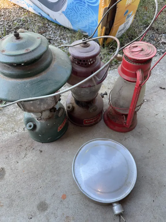 Old vintage lanterns