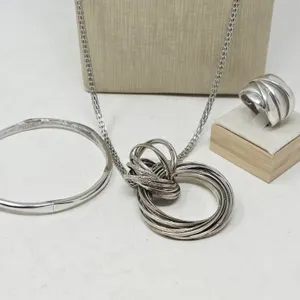 Silver Tone Jewellery Lot