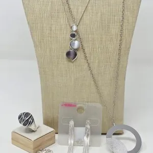 Silver Tone Jewellery Lot