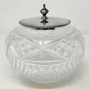 Lidded Crystal Candy Jar
