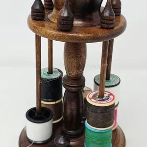 Wooden Bobbin Holder