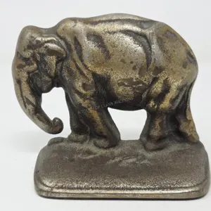Cast Metal Elephant Book End