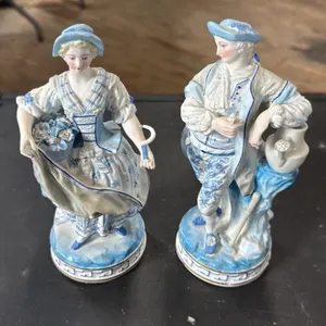 Vintage Porcelain Figurine Pair - Man and Woman