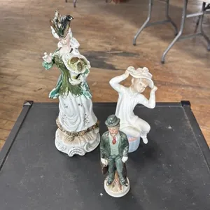 Lladro Porcelain Figurines Lot - Boy with Hat and
