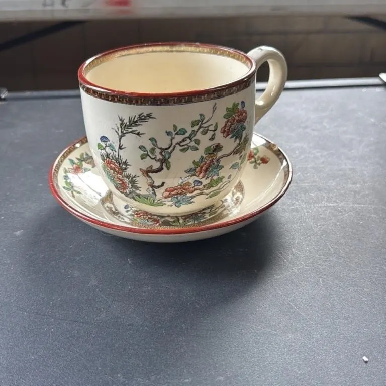 Vintage Aynsley Cup and Saucer Set Floral Pattern