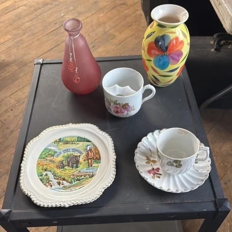 Vintage Decorative Plate and Cup & Saucer Set